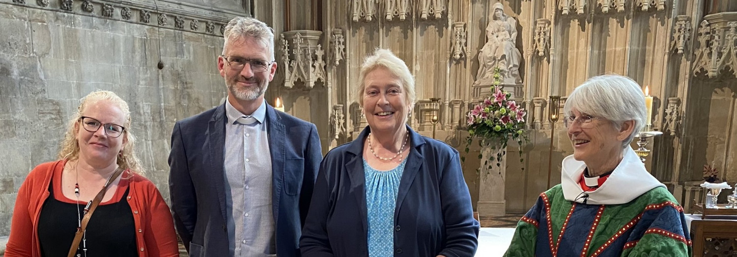 Commissioning of Wendy Haslam (third from left) as Anna Chaplain