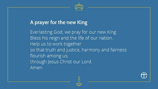A prayer for the King