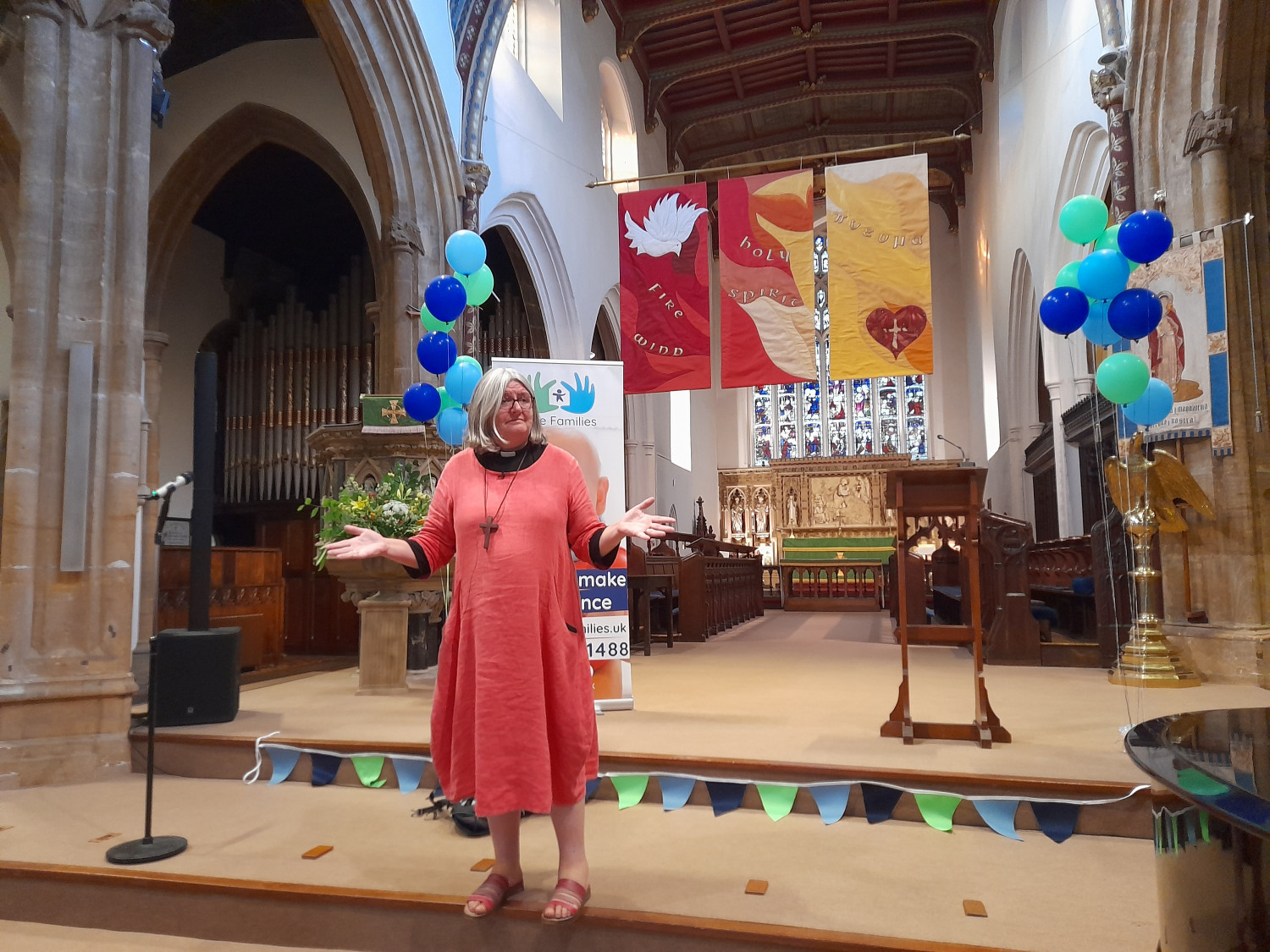 Bishop Ruth at Taunton Minster Safe Families service of celebration