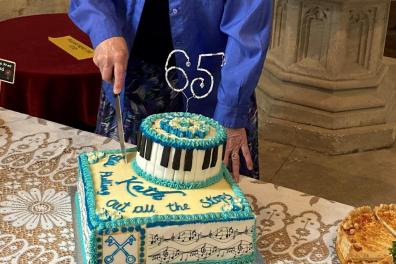 Open Church organist celebrates 65 years of service