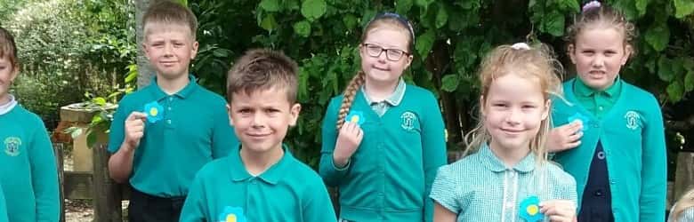 Children from St Bartholomew's CofE First School in Crewkerne