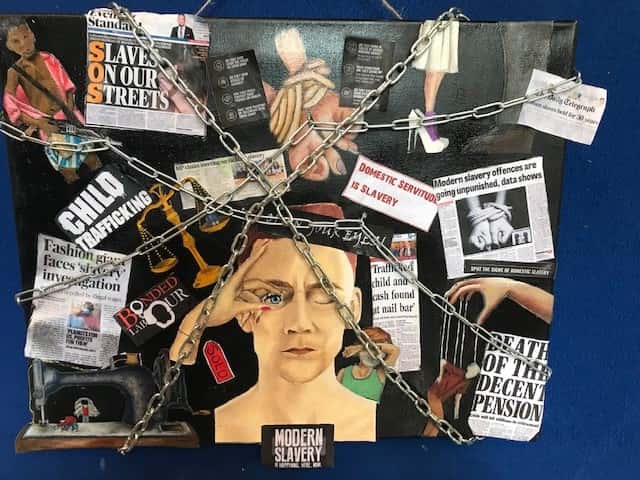 Anti Modern Slavery Day picture from Bridgwater Hidden Voices event